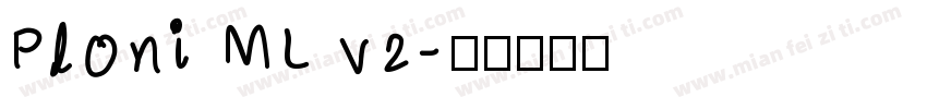 Ploni ML v2字体转换